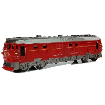 Pociąg Lokomotywa Pendolino z Napędem Światła i Dźwięk Czerwony