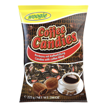Woogie Cukierki Kawowe z Nadzieniem Kawowym 225 g