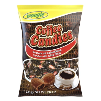 Woogie Cukierki Kawowe z Nadzieniem Kawowym 225 g