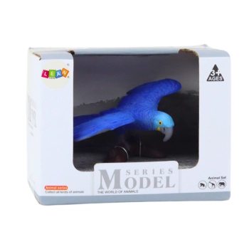 Figurka Ptak Egzotyczny Papuga Ara Niebieska 8,5 x 8 cm