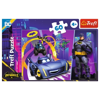 Puzzle - 60 - Batman i jego pojazdy - Trefl 17400