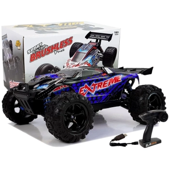 Auto Rajdowe Wyścigowe Zdalnie Sterowane 1:18 Niebieskie ENOZE 9302E Prędkość 45 km/h