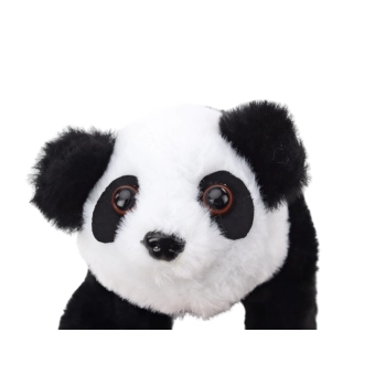 Panda Interaktywna Pluszowa W Transporterze Różowy Niebieski