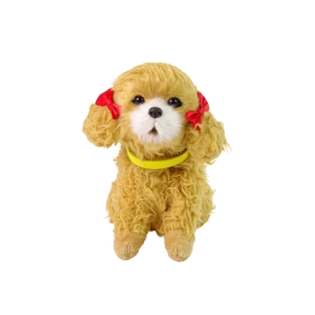 Interaktywny Pies Piesek Pudel Pluszowy Szczeka Rusza Ogonem