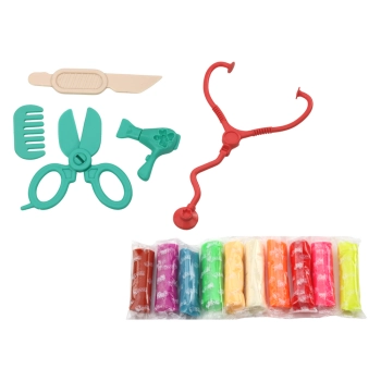 Zestaw Kreatywny Ciastolina Piesek w Transporterze Weterynarz