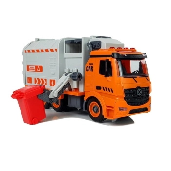 Zestaw DIY Śmieciarka Sorter Segregowanie Odpadów Gra Śrubokręt Dźwięk Efekty Świetlne