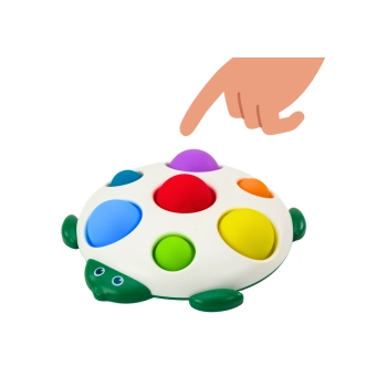 Żółw Sensoryczny Zabawka Tablica Edukacyjna Wypustki Pop-It