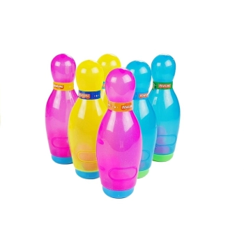 Gra Zręcznościowa Kręgle Dla Dzieci Brokatowa 6 Kręgli Kula