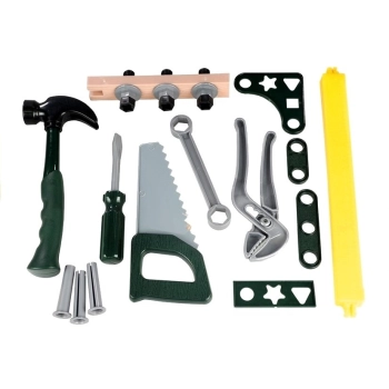 Zestaw Małego Majsterkowicza Skrzynka Młotek Piła Narzędzia