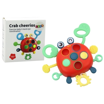 Krab Sensoryczny Interaktywny Edukacyjna Zabawka Dla Dzieci Gryzak