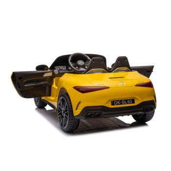 Auto Na Akumulator Mercedes AMG SL63 Żółty Lakierowany