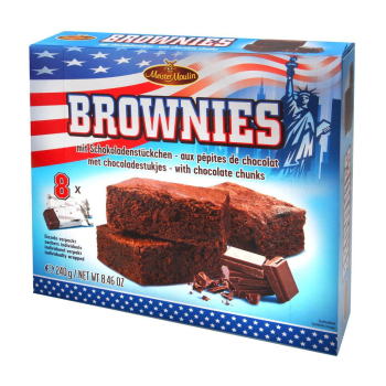 Meister Moulin Brownies z Kawałkami Czekolady 240 g