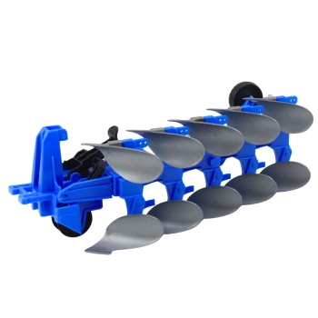 Traktor Rolniczy Farmerski Z Pługiem Napęd Zielony 50cm