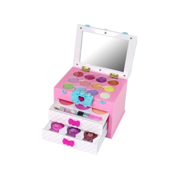 Zestaw Piękności w Walizce Różowy Biały