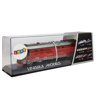 Pociąg Lokomotywa Pendolino z Napędem Światła i Dźwięk Czerwony