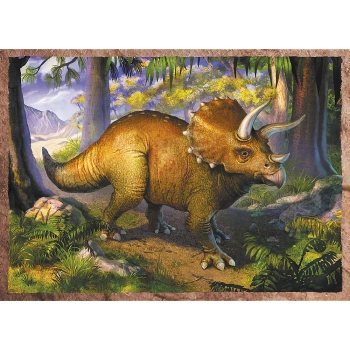 Puzzle - 4w1 (35, 48, 54, 70) - Ciekawe dinozaury - Trefl 34383