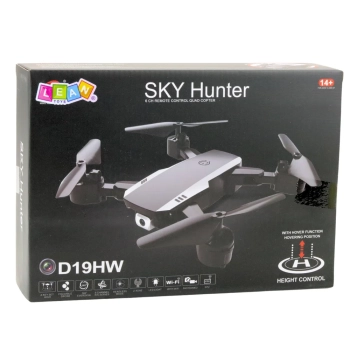 Dron Sky Hunter D19HW Kamera FVP Wi-Fi Pilot Z Uchwytem Na Telefon Etui