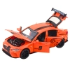 Samochód Metalowy Jaguar Światła Dżwieki Pomarańczowy