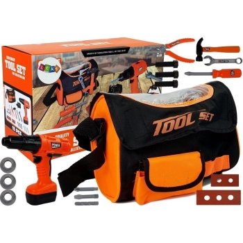 Zestaw Majsterkowicza W Torbie Na Ramię Narzędzia Wiertarka Na Baterie