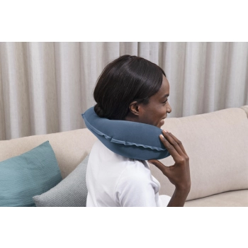 Dmuchana Poduszka Podróżna 46 x 28 cm Rogal Niebieska Bestway 67006