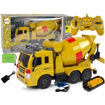 Betoniarka Zdalnie Sterowana 2,4G Obrotowa Gruszka 1:20 Akcesoria