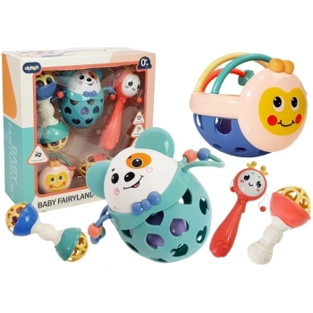 Zestaw Grzechotek Miękkie Gryzak 5 szt