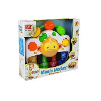 Pianinko z Małpką dla Niemowlaka Dźwięk Światła
