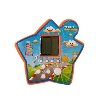 Gra Elektroniczna Kieszonkowa Tetris Gwiazdka Pomarańczowy