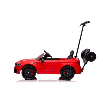 Auto Na Akumulator BMW M5 Z Platformą Dla Rodzica Czerwone Lakierowane