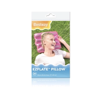 Dmuchana Poduszka 38 x 25 cm Różowa Bestway 52127