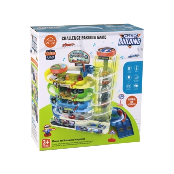 Zestaw Interaktywny Parking Wielopoziomowy Dla Autek Światła Dźwięki