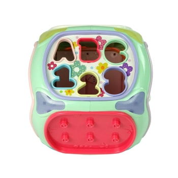 Interaktywny Sorter z Telefonem Nauka Kształtów Liczb Pianinko