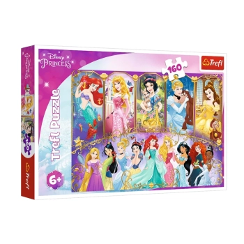 Puzzle - 160 - Portrety Księżniczek - Disney Princess - Trefl 15407