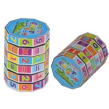 Kostka Edukacyjna Walec Matematyczny Układanka