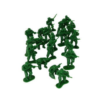 Zestaw Militarny Żołnierze Zielony 40 El.