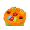 Bębenek Interaktywny Edukacyjny Kształty Zielono- Pomarańczowy