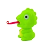 Dinozaur Gumowy Z Wysuwanym Językiem Zielony 8CM
