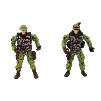 Zestaw Militarny Wojskowy Łódź Bojowa Żołnierze Akcesoria Dźwięki