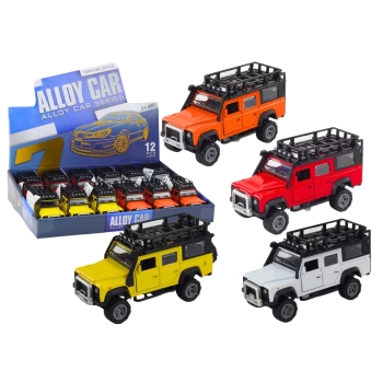 Autko Terenowe 1:32 Światła Dźwięki Napęd Otwierane Drzwi Metalowy