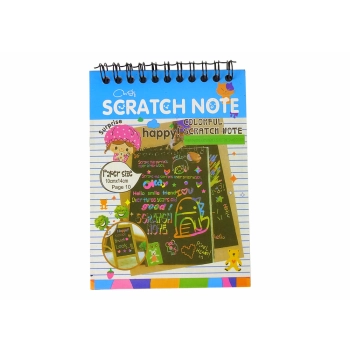 Zdrapywanka Notes Dla Dzieci Niebieski