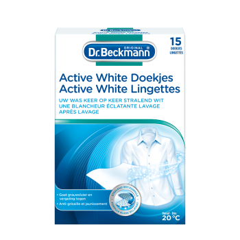 Dr. Beckmann Active-White Chusteczki Wybielające do Prania15 szt.