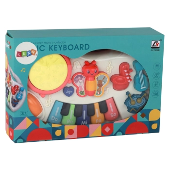 Pianinko Edukacyjne Klawisze Instrumenty Motylki Panel Edukacyjny Muzyczny