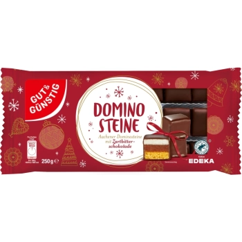 G&G Dominosteine Zartbitter 250 g