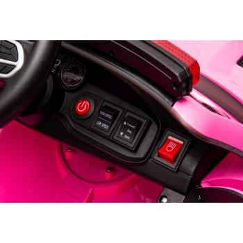 Auto Na Akumulator Dodge Charger Policyjny Różowy