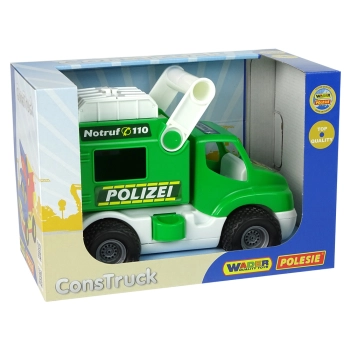 Samochód Policja Auto ConsTruck Zielony Polesie 41906