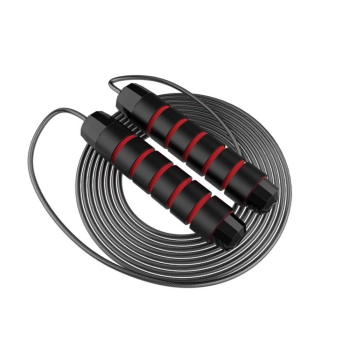 Skakanka Łożyskowa Do Ćwiczeń z Rączką Piankową Regulowana 3m