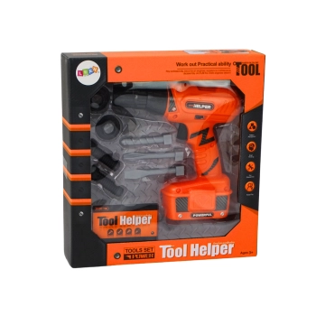 Wiertarka Dla Majsterkowicza Na Baterie Pomarańczowy Wiertła Śrubki