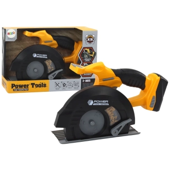 Pilarka Tarczowa Zabawkowa Narzędzie Żółta Dźwięki