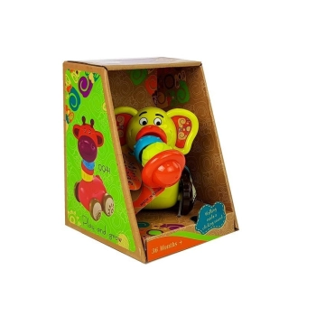 Samochodzik Autko Słoń dla Niemowlaka Ruchoma Trąba