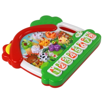 Organki Pianinko Zwierzątka Do Nauki Angielskiego Panel Edukacyjny